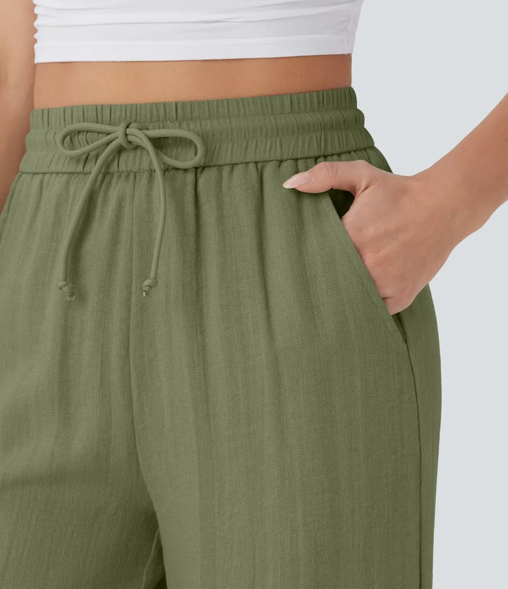 Zafeiria - Elegant Linen Pants