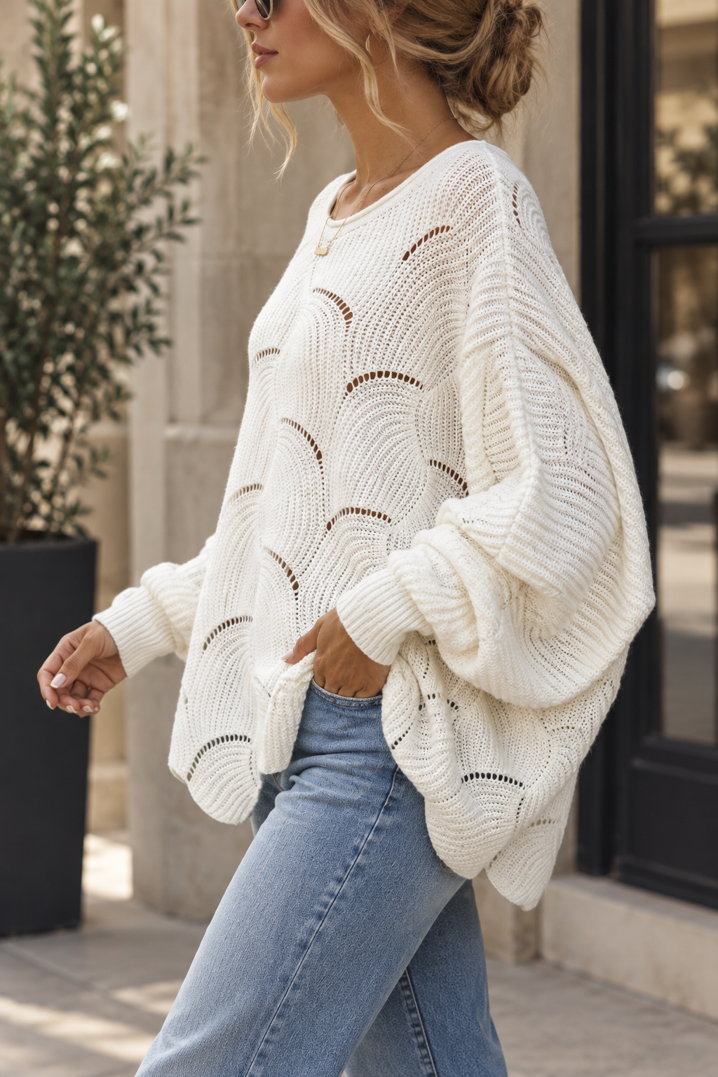Kalisina - Long Sleeve Knit Sweater