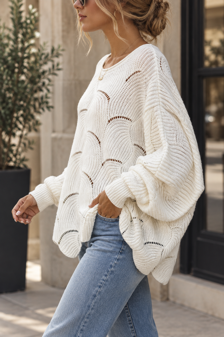 Kalisina - Long Sleeve Knit Sweater