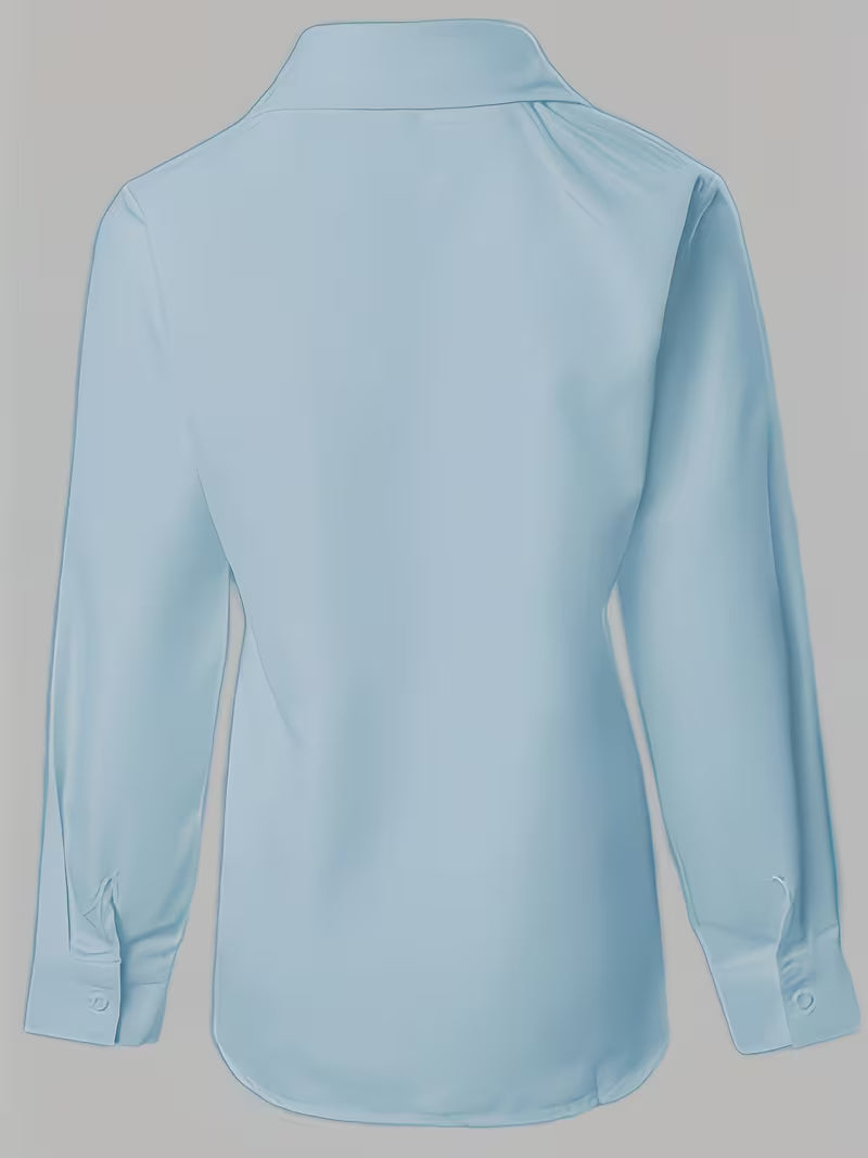 Jorunn - Embroidered Cut-Out Long Sleeve Blouse