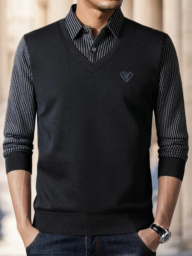Leroy - Casual Long Sleeve Knitted Swater