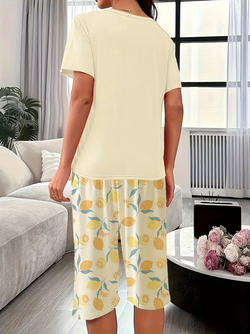 Kinsley - Comfortable Floral Print Loungewear Set