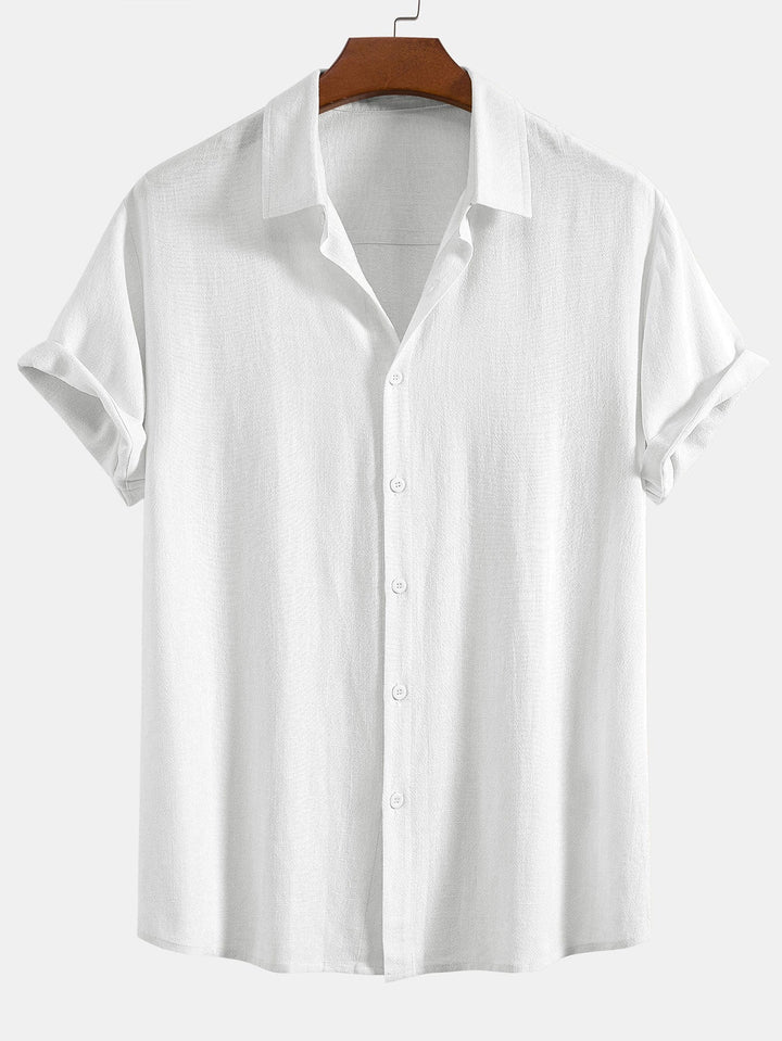 Booker - Linen Blend Shirt With Straight Trouser
