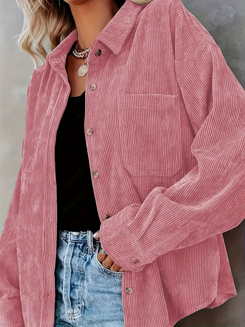 Irmela - Long Sleeve Button Shirt