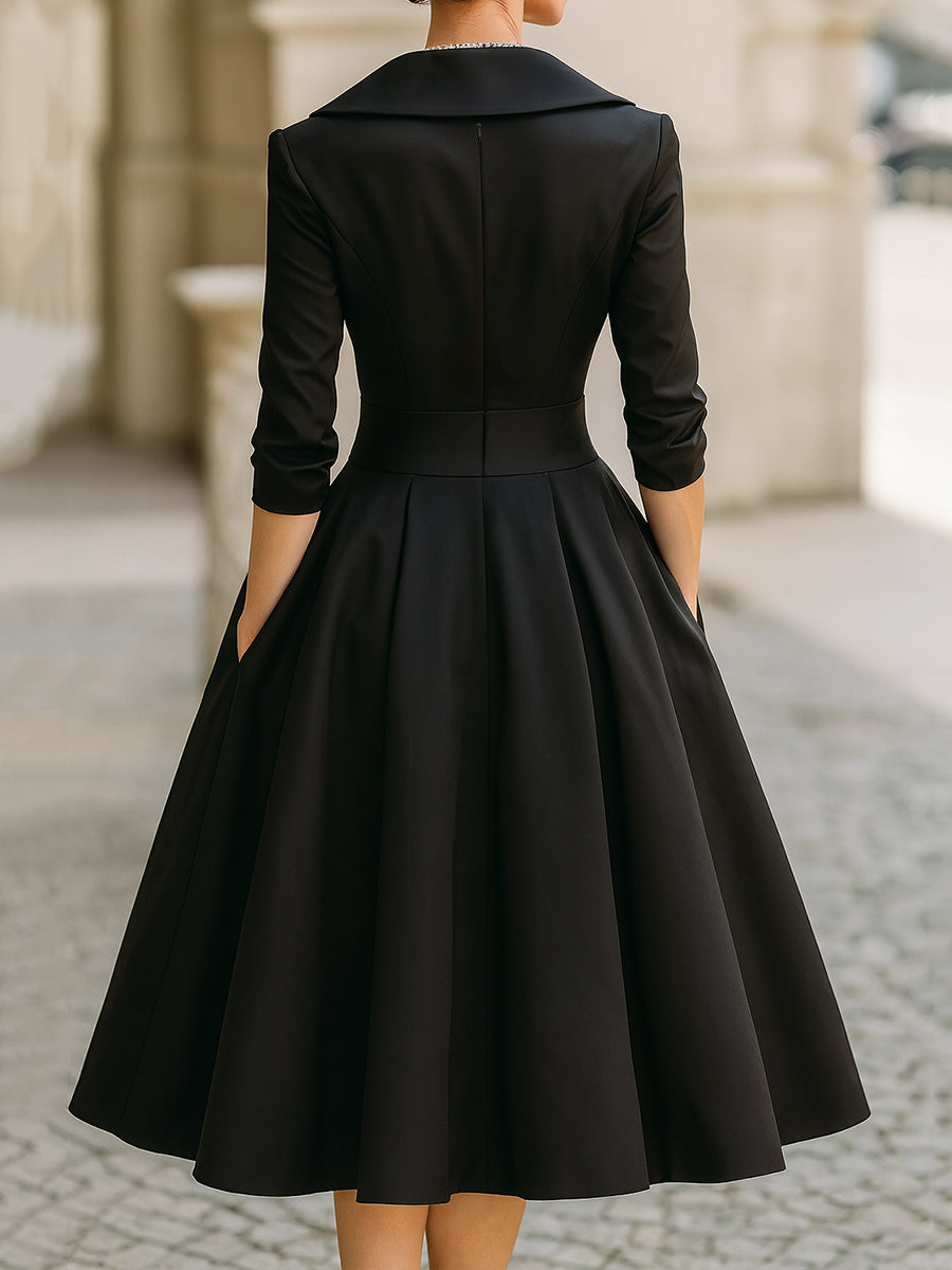 Ariella - Satin Midi Dress