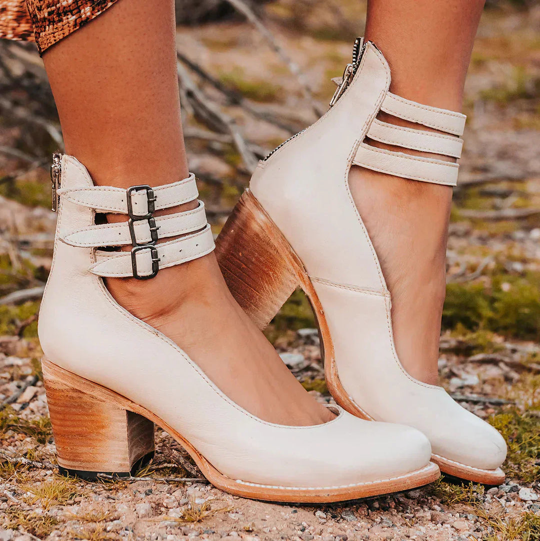 Steffie – Wooden High Heels