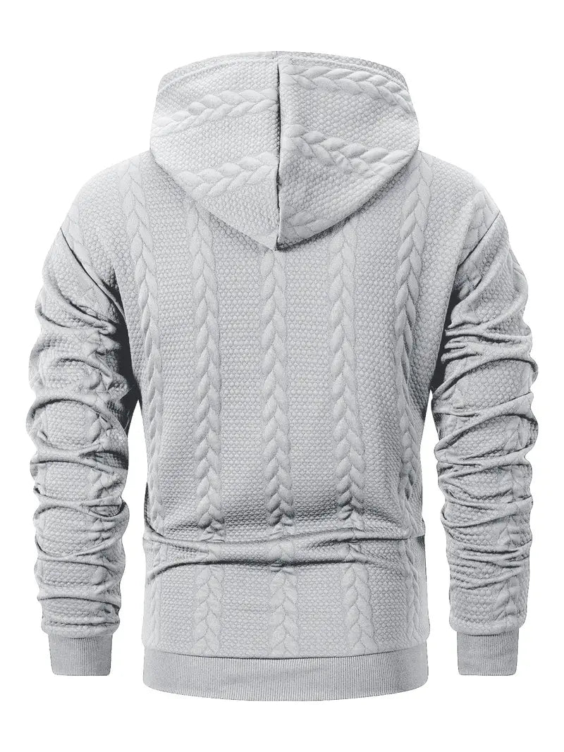 Justus - Long Sleeve Hooded Knit Sweater