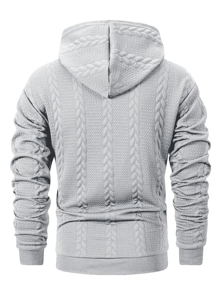 Justus - Long Sleeve Hooded Knit Sweater