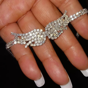 Clarira - Adjustable Angel Wings Anklet