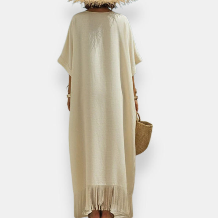 Taciana - Fringed Kaftan Dress