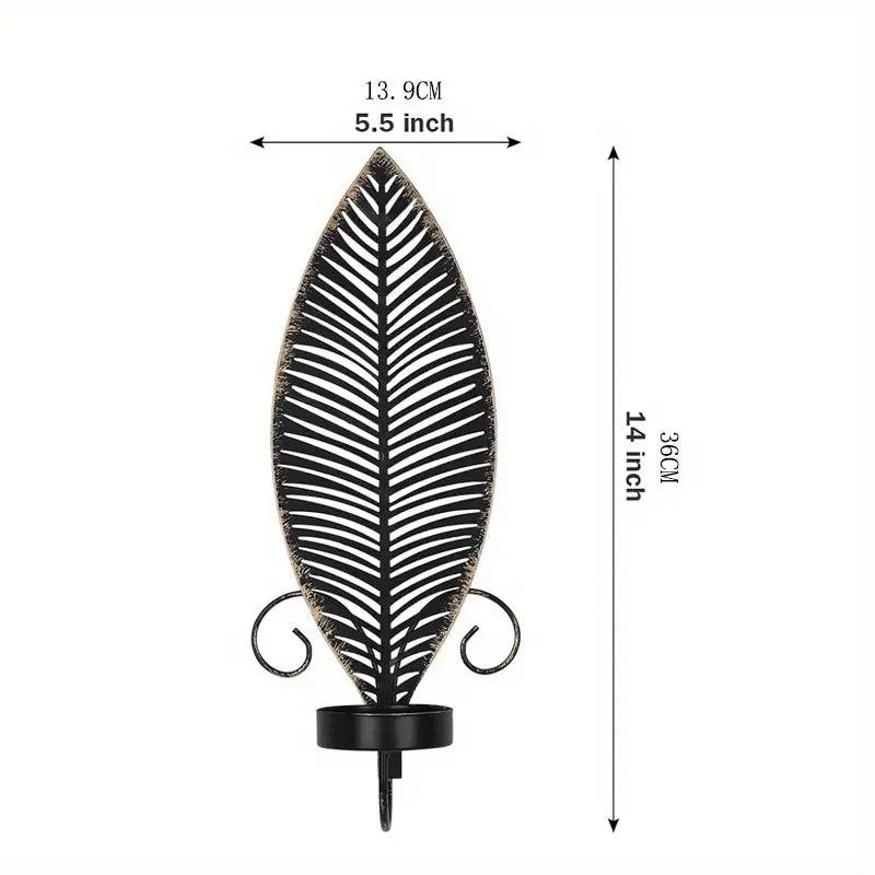 FoliGlow - Leaf Design Candle Holder Set