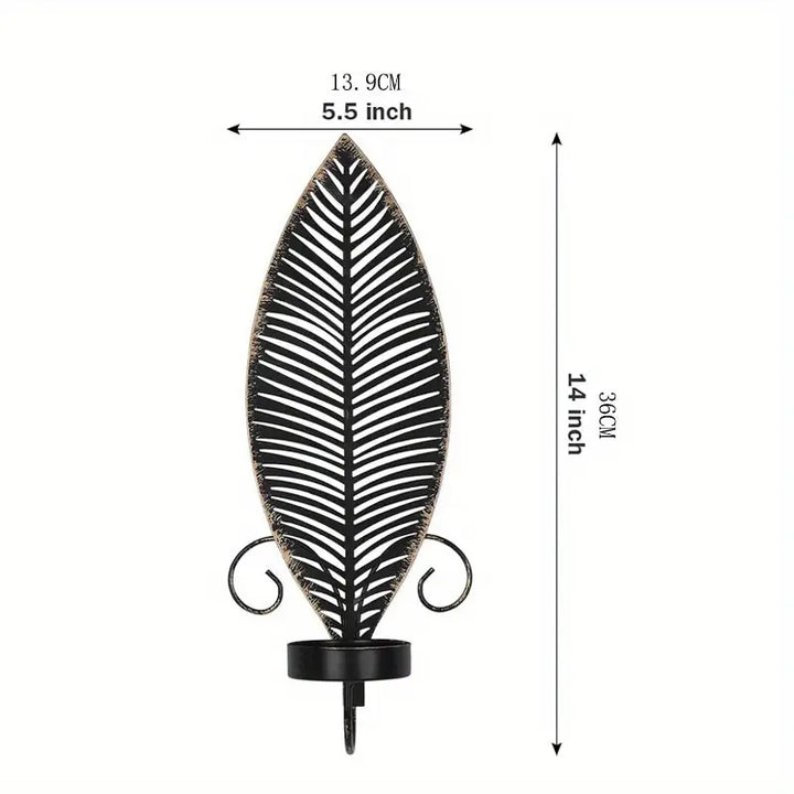 FoliGlow - Leaf Design Candle Holder Set