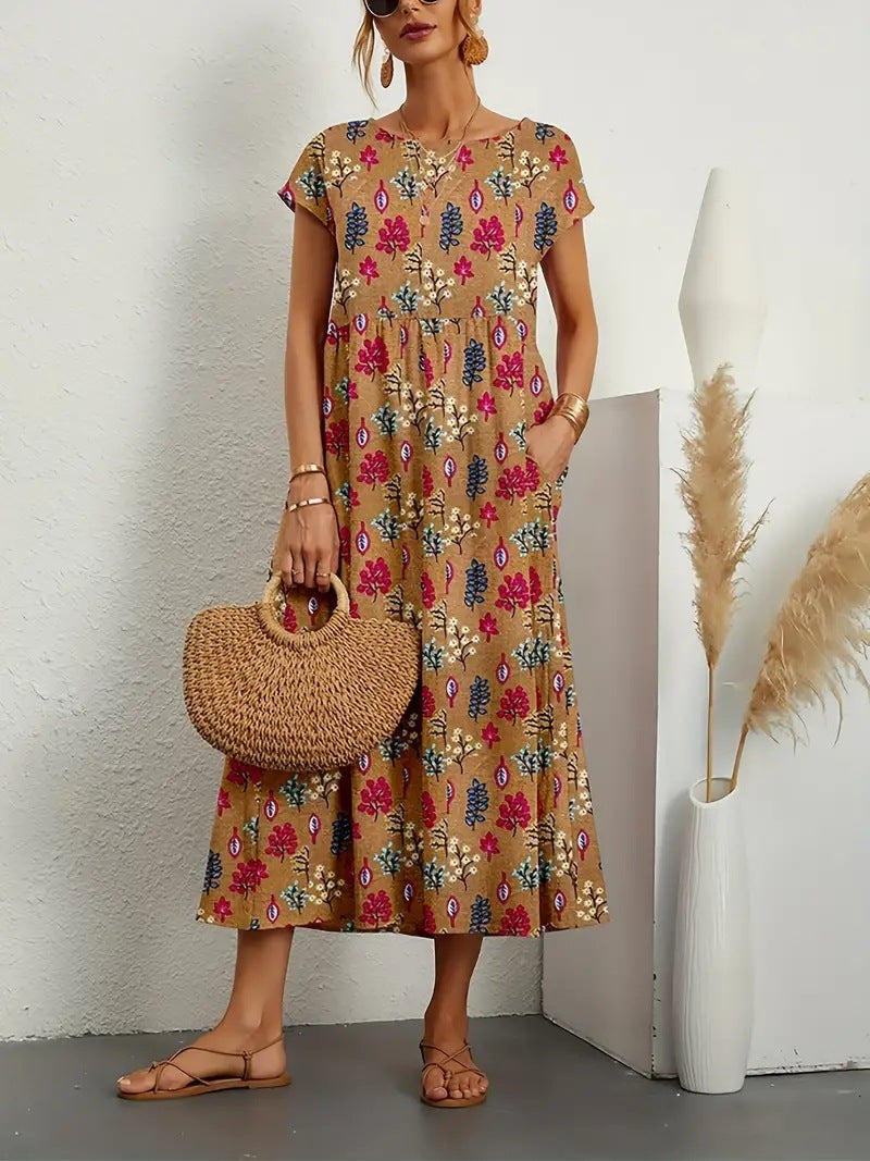 Deborah - Elegant Floral Dress