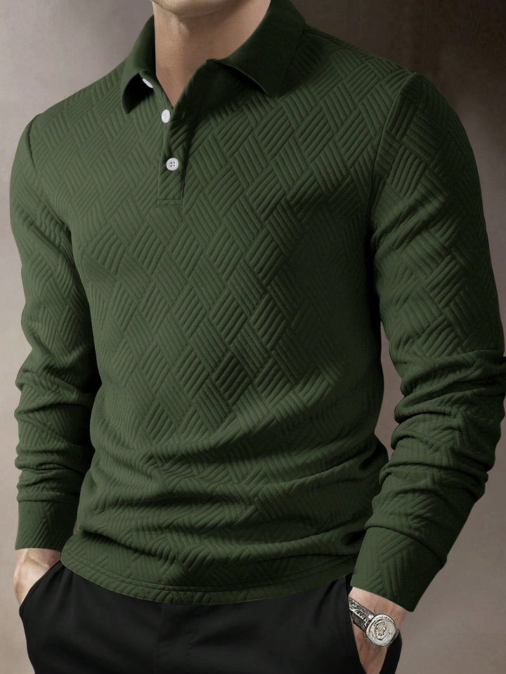 Kenric - Casual Button-Up Textured Shirt