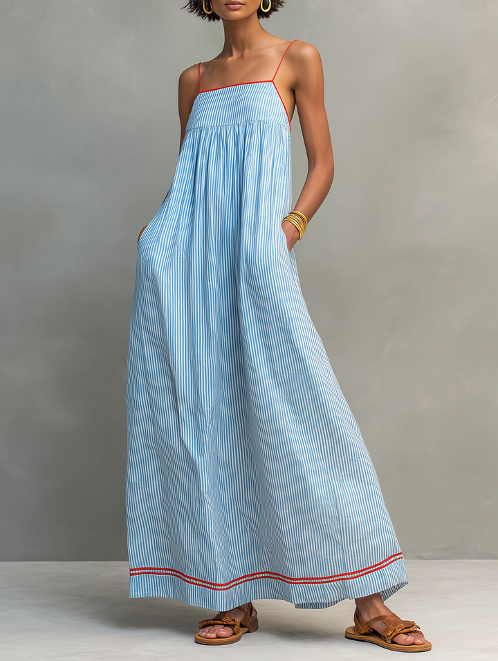 Aliyeva - Striped Maxi Dress