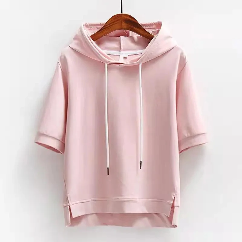 Angelita - Short Sleeve Hoodie
