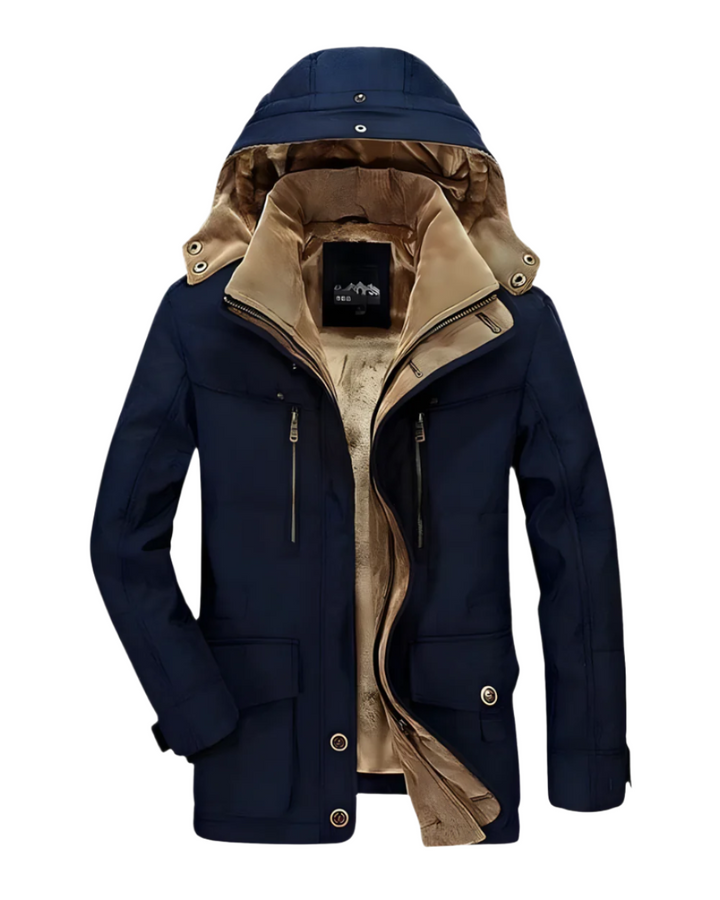 Aziel - Padded Winter Jacket With Multiple Pocket