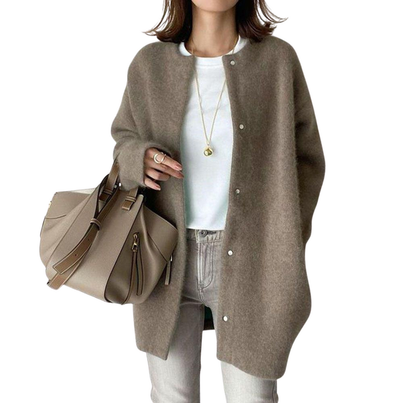 Genevia - Elegant Knitted Cardigan