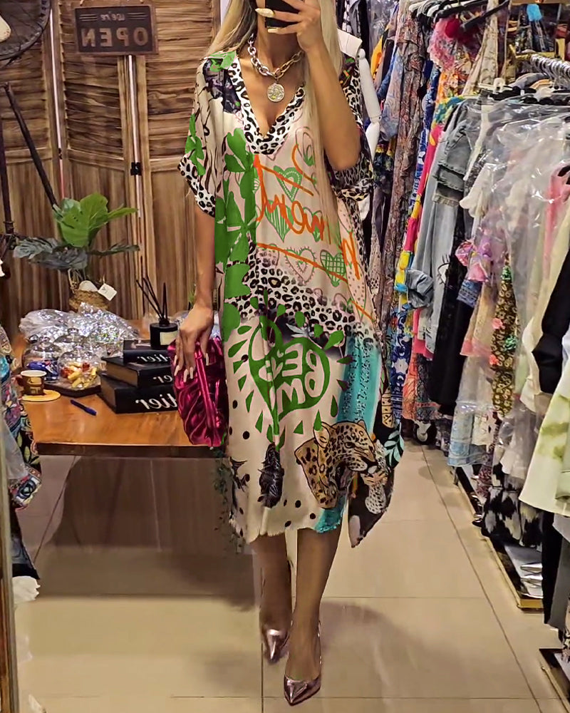 Marianna - Casual V-Neck Dress