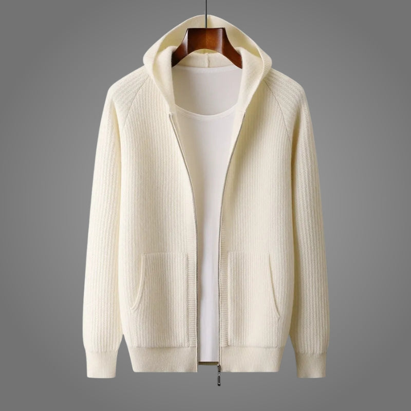 Romain - Knitted Zip Up Hoodie