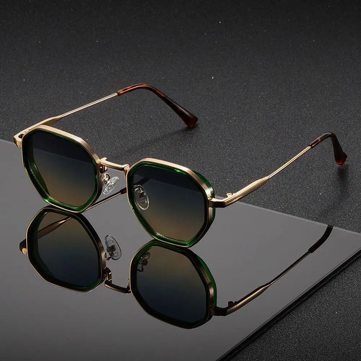 Velmora - Stylish Octagon Sunglasses With UV Protection