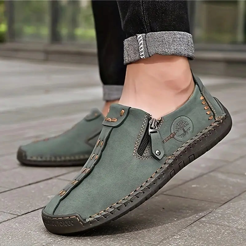 Joesph - Leather Shoes With Side Zipper