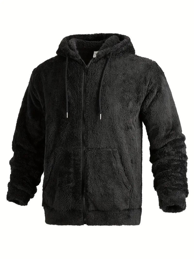 Ushakov - Casual Long Sleeve Hoodie With Zipper