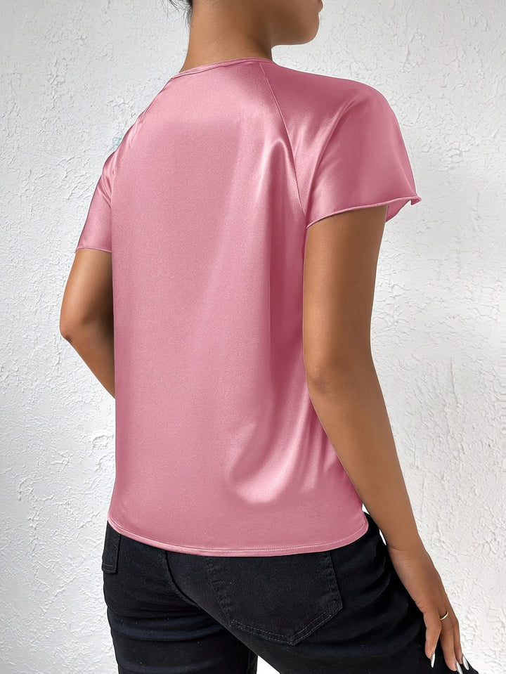 Loretta - Trendy Top With Unique Shoulder Detail