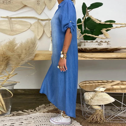 Korinna - V Neck Maxi Dress