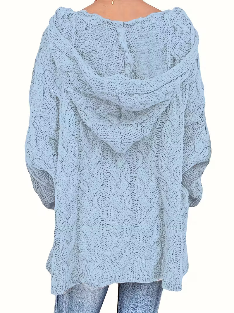 Miette - Casual Long Sleeve Knitted Sweater