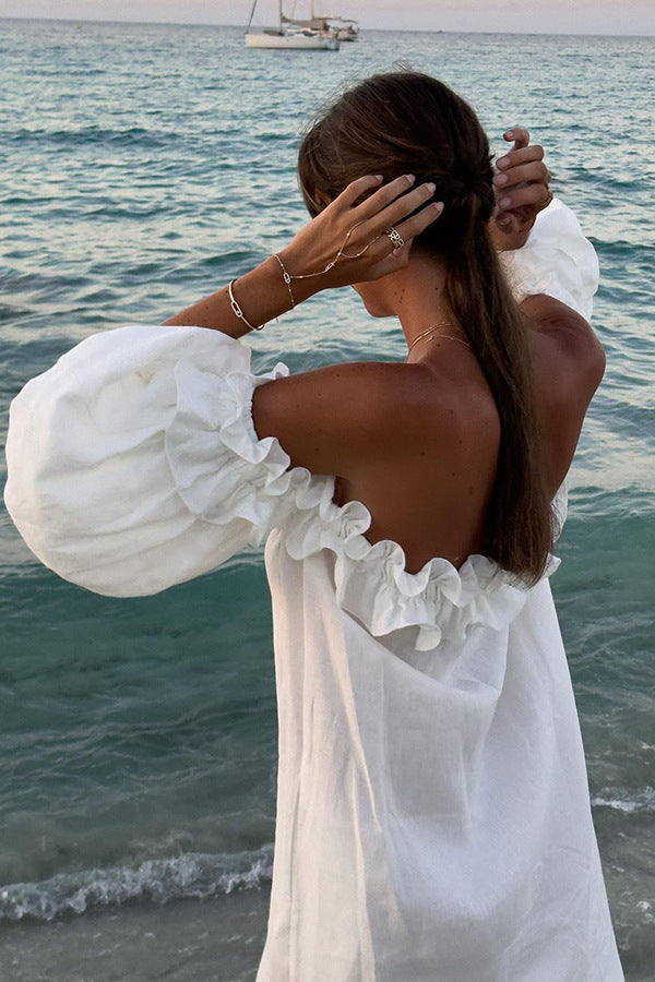Francisca - Elegant Off Shoulder Summer Dress