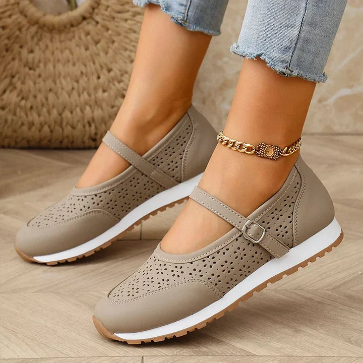 Jewell - Breathable Orthopedic Leather Shoes