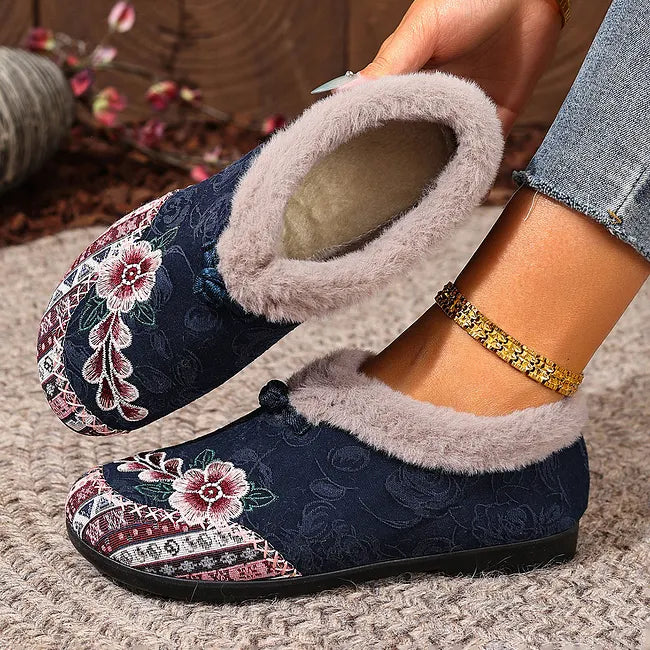 Anneisoria - Faux Fur Comfortable Shoes