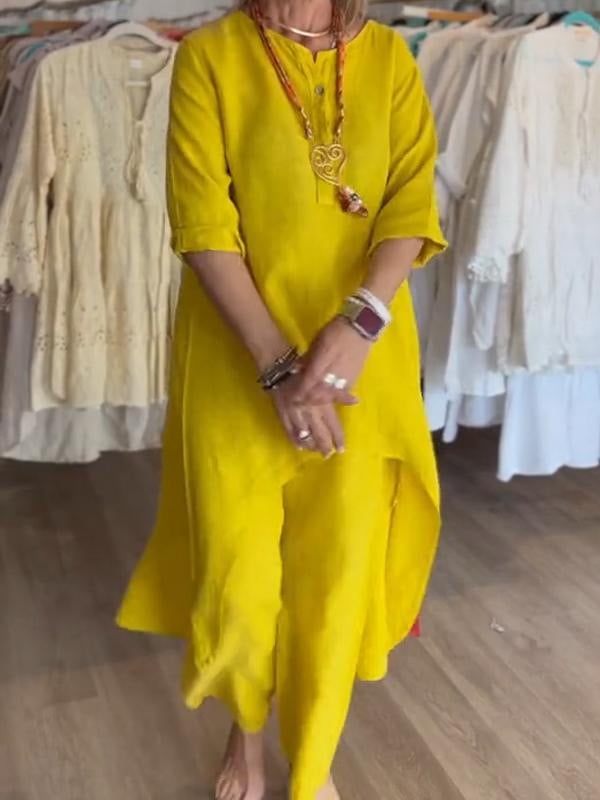 Freida - Casual Linen Dress