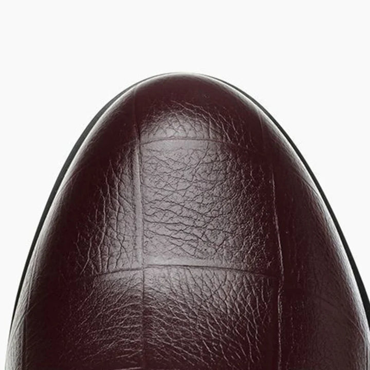Emilelle - Fashionable Leather Wedge Shoes