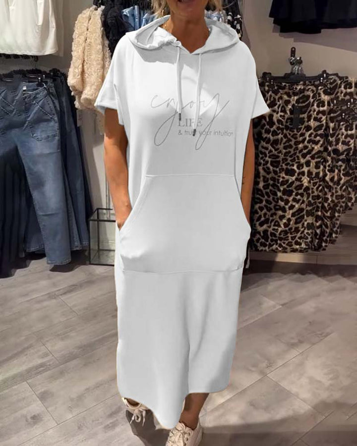 Nadia - Elegant Dress With Hood