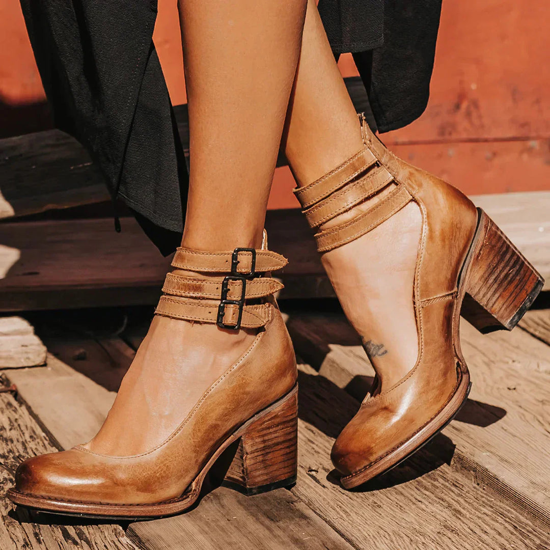 Steffie – Wooden High Heels