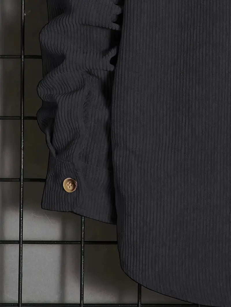 Podolak - Autumn And Winter Long Sleeved Shirt With Loose Trousers