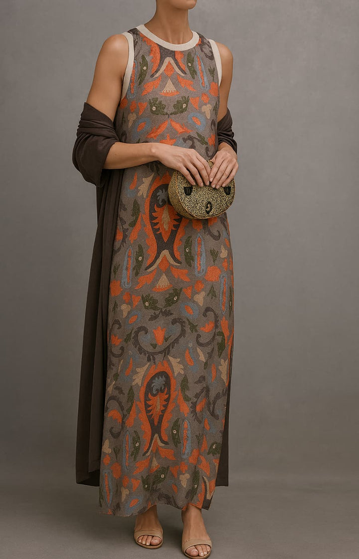 Irmtraut - Rich Pattren Printed Dress