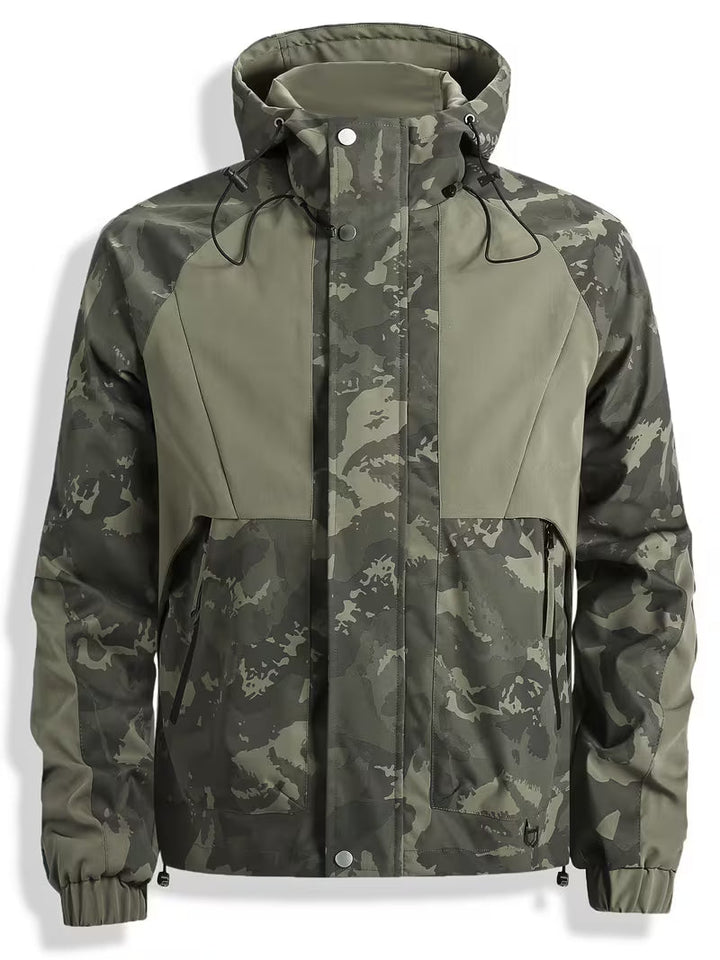 Prismspan - Camouflage Hooded Windbreaker Jacket
