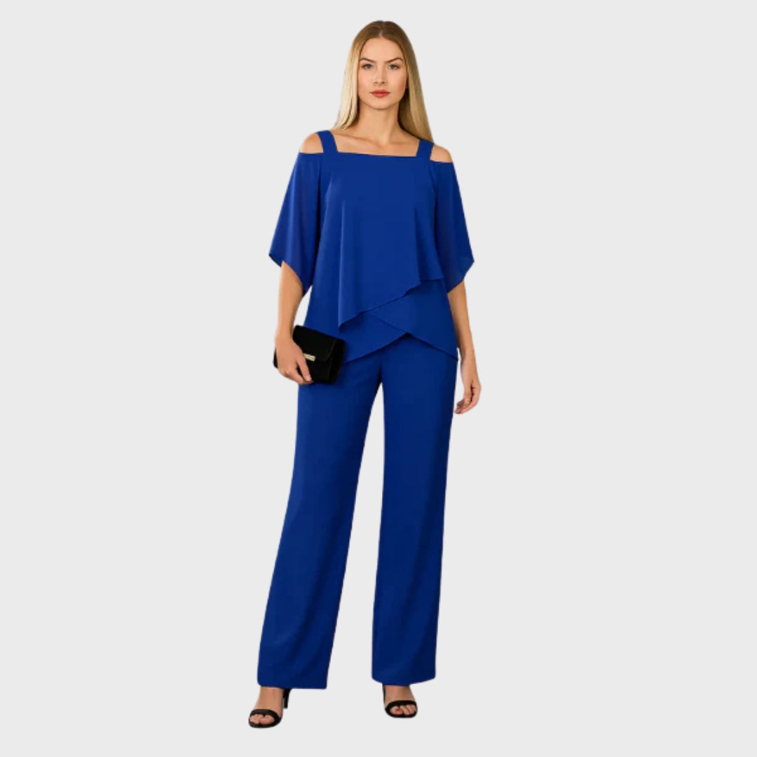 Yelda - Short Sleeve Two Piece Set