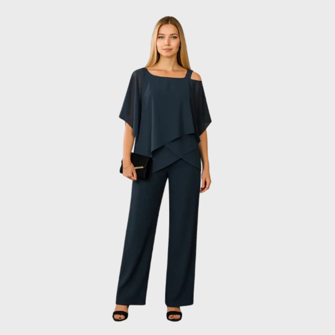 Yelda - Short Sleeve Two Piece Set