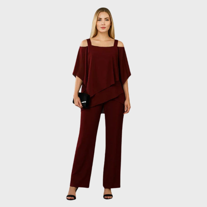 Yelda - Short Sleeve Two Piece Set