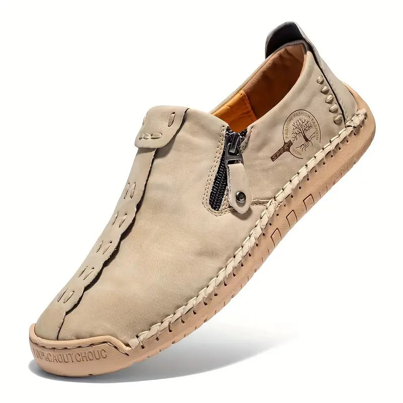 Joesph - Leather Shoes With Side Zipper