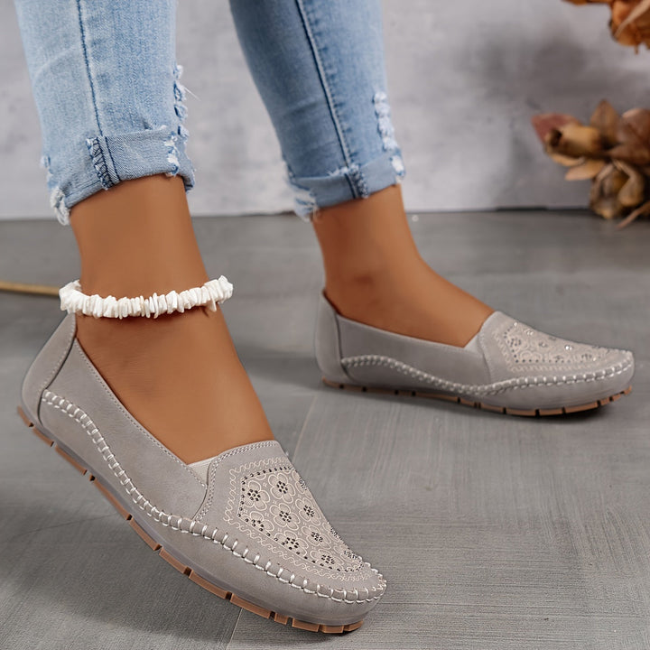 Lyrissa - Comfortable Stitched Shoes