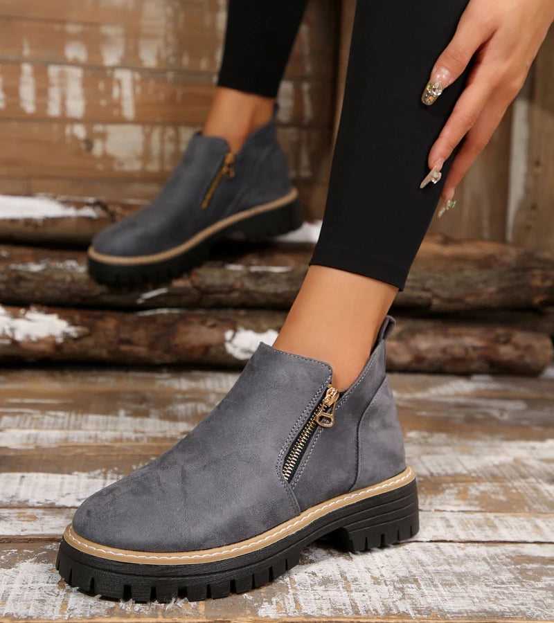 Miladie - Orthopedic Side Zipper Boot