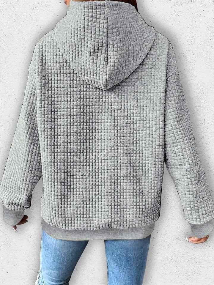 Urmela - Casual Polyester Hoodie With Pockets