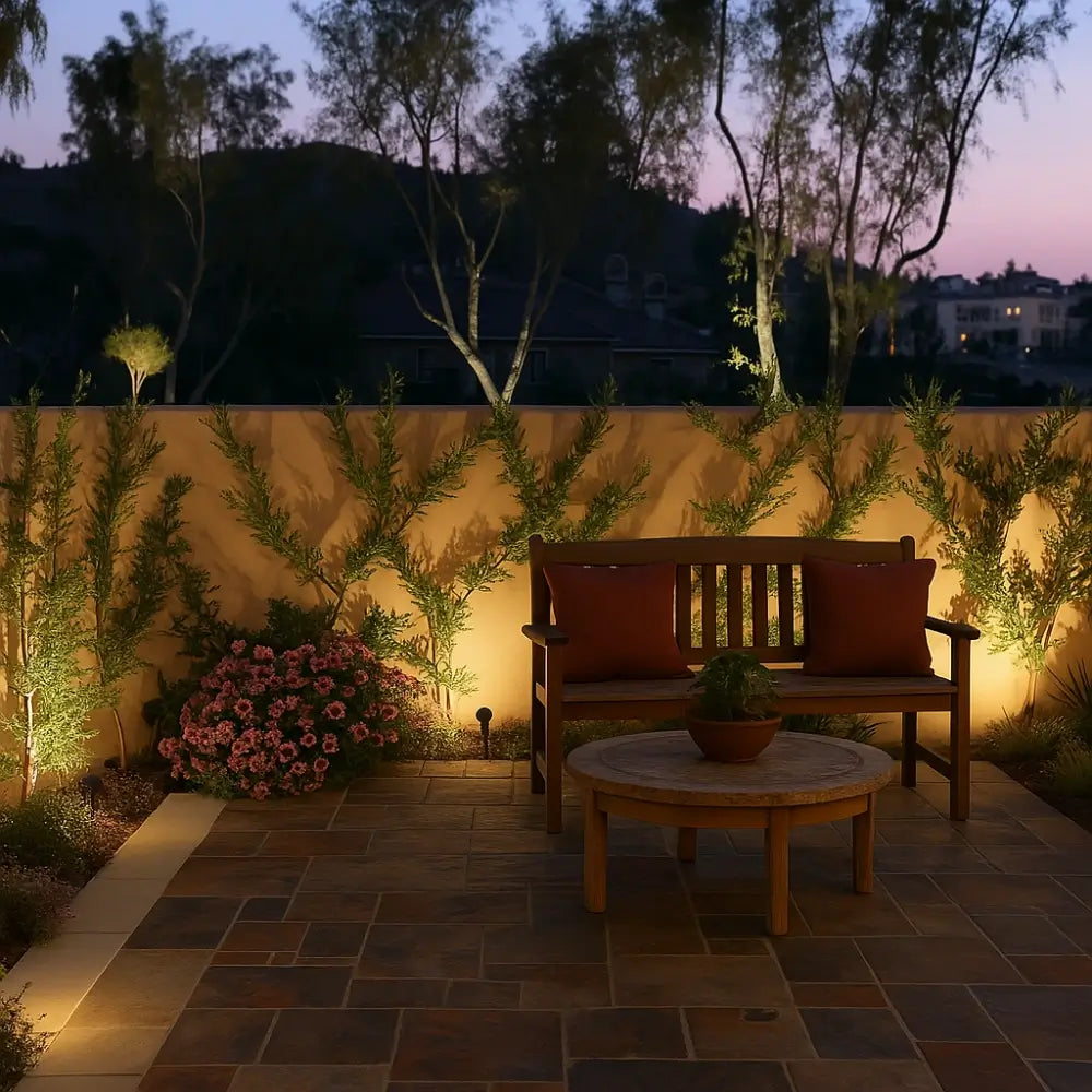 LumaBloom - Solar Garden Spotlight