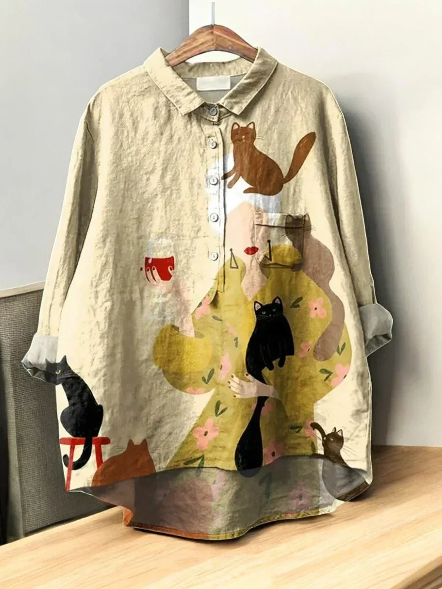 Louisa - Classic Floral Blouses