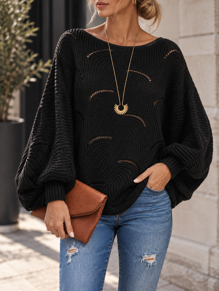 Kalisina - Long Sleeve Knit Sweater